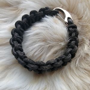 Braided Leather Clasped Bracelet